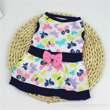 New summer floral print dresses dog dresses